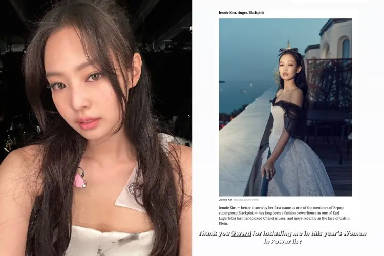 Hanya Ada 1 Artis K-Pop, WWD Masukan Jennie BLACKPINK dalam Daftar '50 Wanita Berpengaruh Tahun 2023'