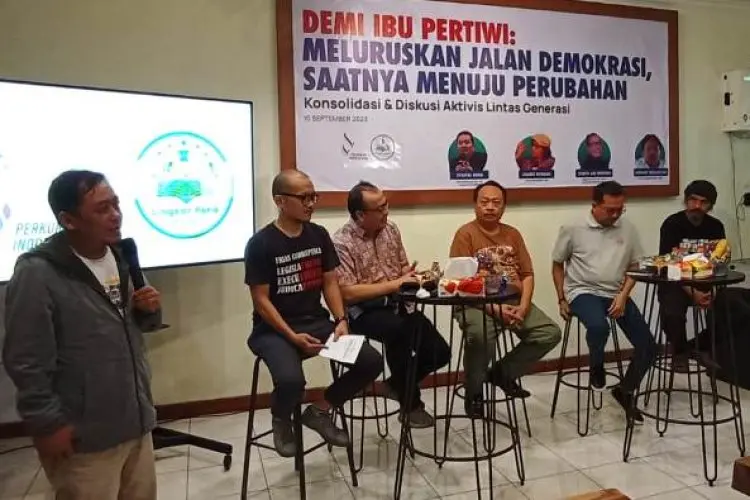Sejumlah Aktivis Lintas Generasi di Bandung Soroti Iklim Demokrasi Indonesia