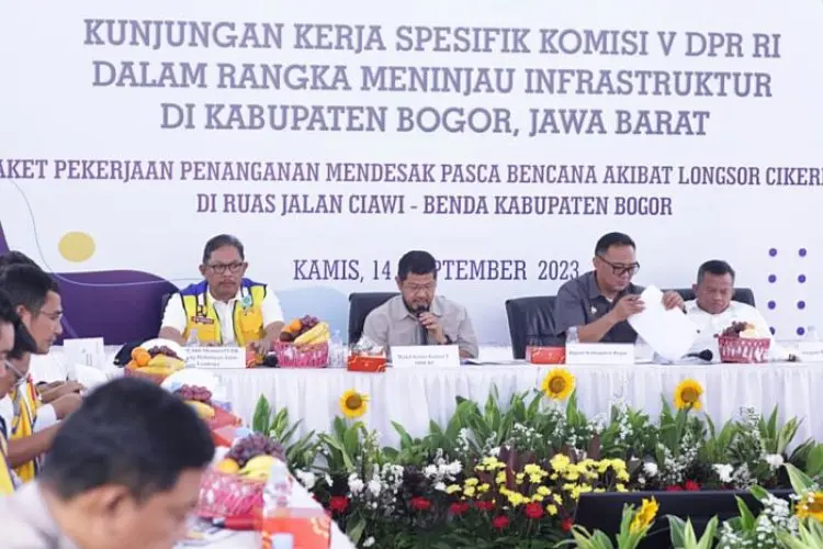 Proyek Pembangunan Jembatan Cikereteg Selesai Awal Oktober, Komisi V DPR-RI dan Bupati Bogor Mengapresiasi
