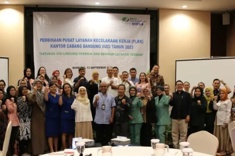 Komitmen Berikan Layanan Terbaik, BPJS Ketenagakerjaan Bandung Suci Lakukan Pembinaan mitra PLKK