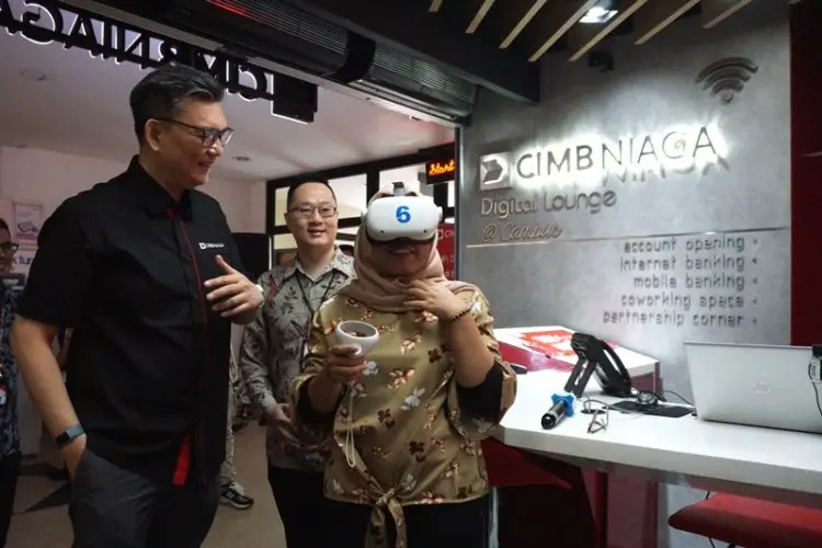 Foto: Apresiasi Nasabah CIMB Niaga di Digital Lounge ITB Pada Harpelnas 2023