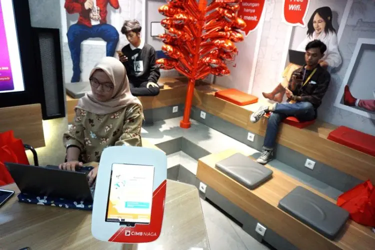 Foto: Apresiasi Nasabah CIMB Niaga di Digital Lounge ITB Pada Harpelnas 2023