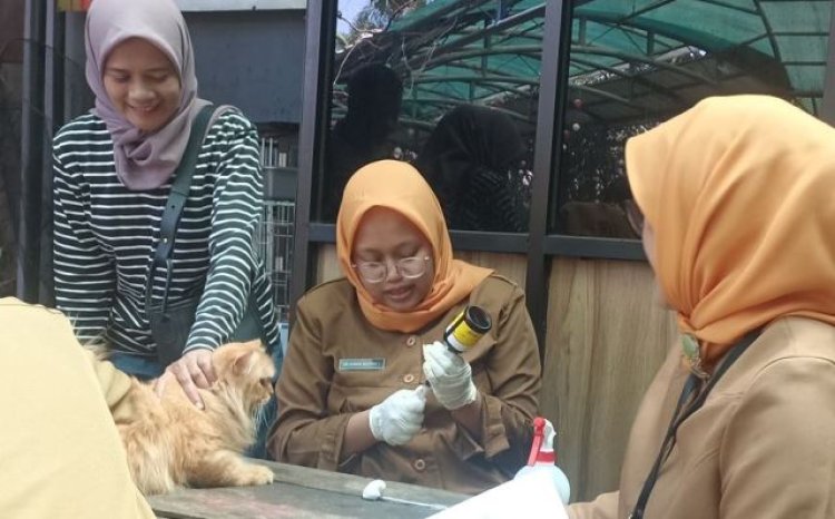 Peringati Hari Rabies Sedunia, DKPP Kota Bandung Gelar Vaksinasi Hewan Gratis di di Jalan Arjuna No 45