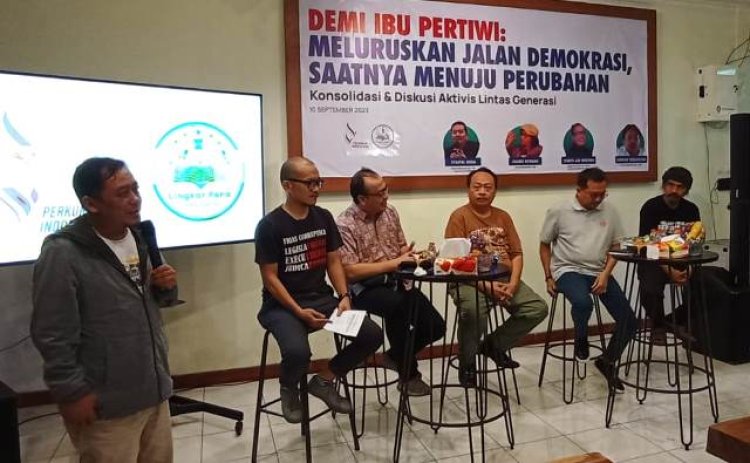 Sejumlah Aktivis Lintas Generasi di Bandung Soroti Iklim Demokrasi Indonesia