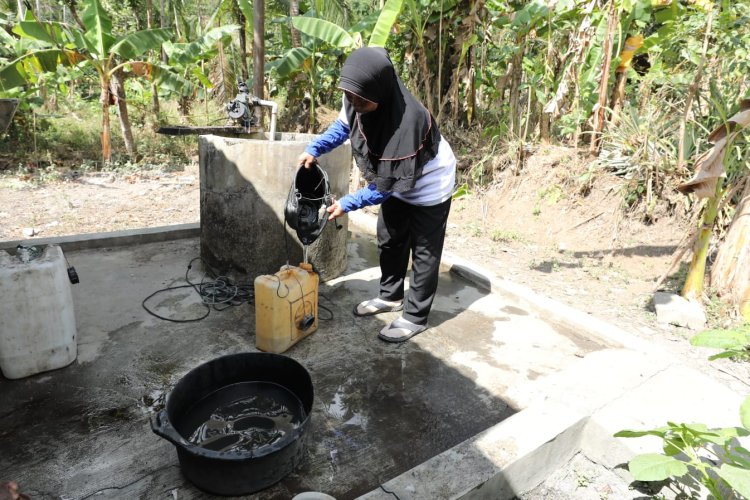 Berkat Nelayan Balad Ganjar Warga di Desa Ciawitali Pangandaran Bisa Dapatkan Air Bersih