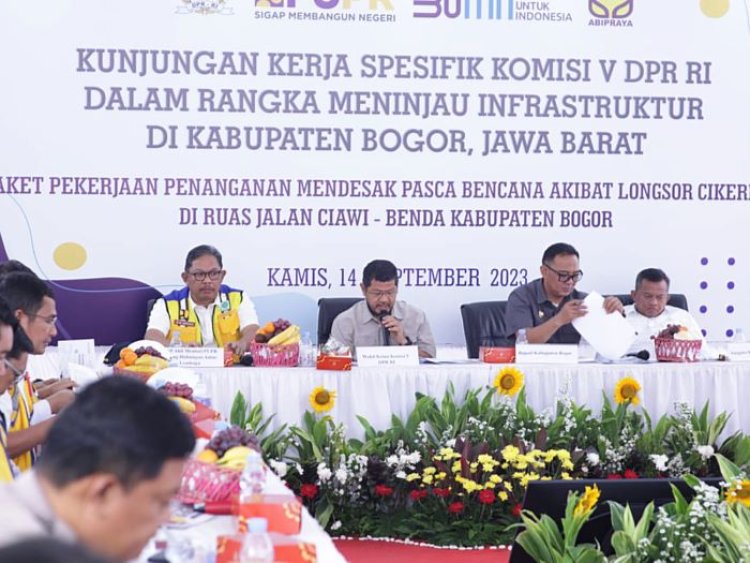 Proyek Pembangunan Jembatan Cikereteg Selesai Awal Oktober, Komisi V DPR-RI dan Bupati Bogor Mengapresiasi