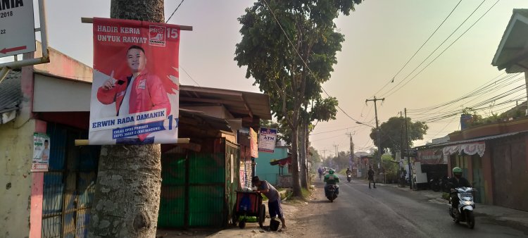 Alat Peraga Kampanye Nempel di Pohon, Ini Pesan Bawaslu Kab Bandung 