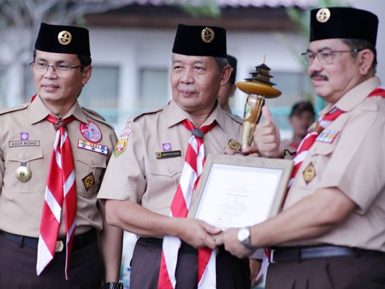 Juara I di Kwarda Jabar,  Kwarcab Pramuka Kabupaten Bogor Bikin Burhanudin Bangga