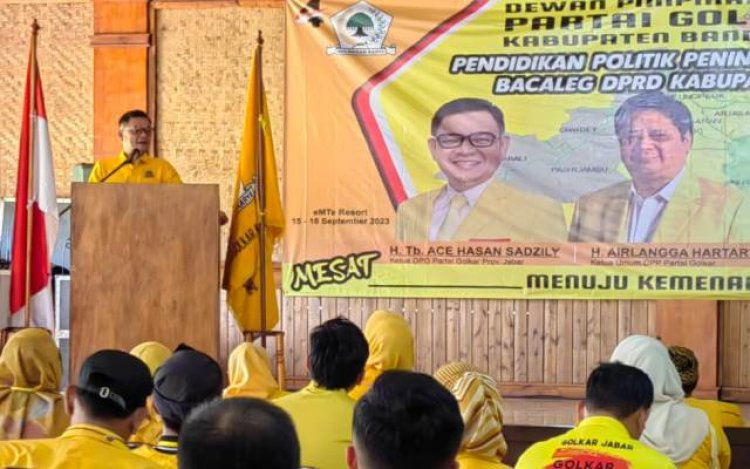Bacaleg Partai Golkar Dituntut Percaya Diri Menangkan Pemilu 2024, Rebut Kembali Kabupaten Bandung sebagai Basis