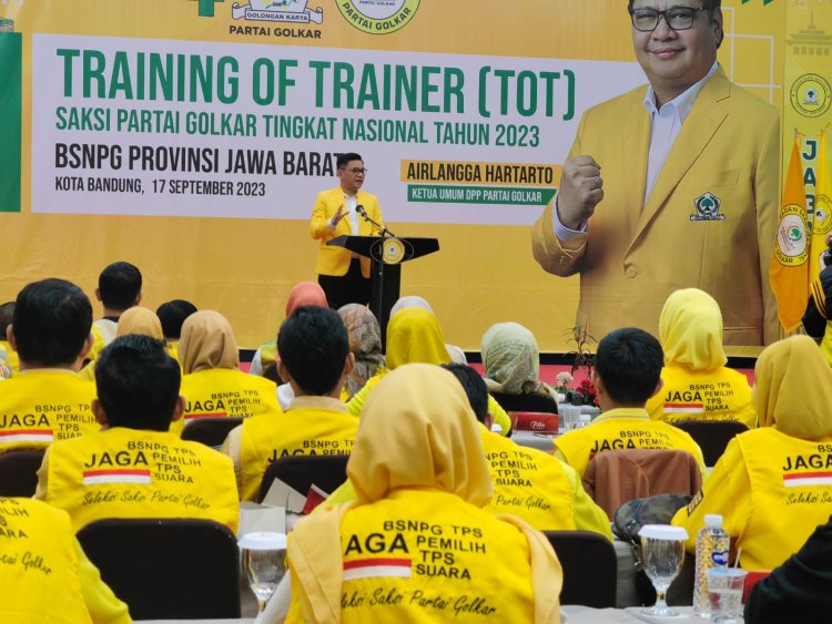 Siapkan Saksi Pemilu di 140.472 TPS, Tubagus Ace Hasan Optimis Golkar Menang di Jabar