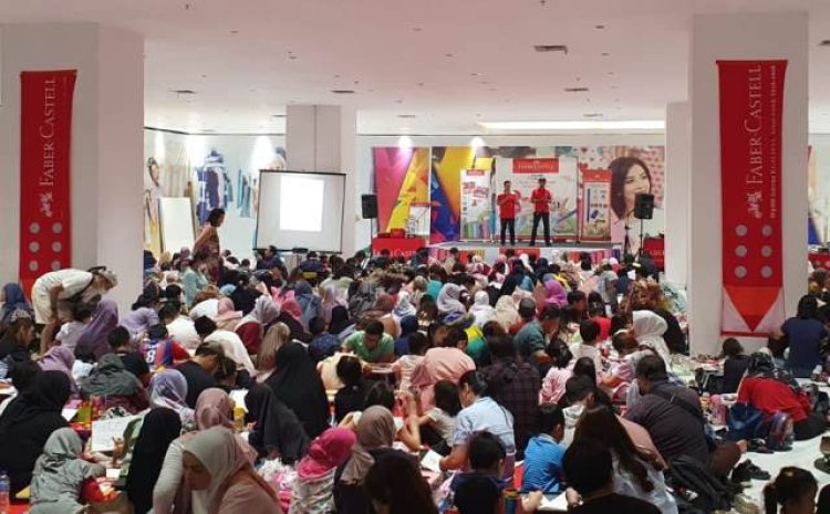 Faber-Castell Family Art Competitions di Bandung Sedot 642 Pasang Anak dan Orang Tua