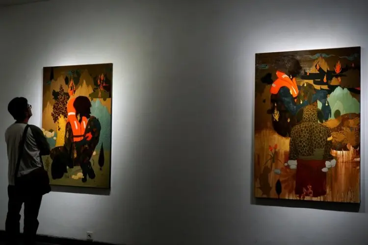 FOTO: Pameran Tunggal Lukisan The Ambiguous Journey: Poetic Limbo