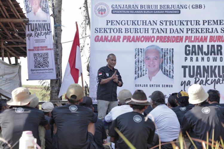 Sosoknya Merakyat, Buruh Tani di Subang Siap Menangkan Ganjar Pranowo Presiden