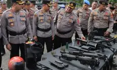 Polres Tasikmalaya Kota Cek Kelayakan Peralatan Pengamanan Pemilu