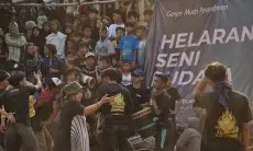 Jadi Acara Rakyat, Pertunjukan Reak Kuda Renggong dari GMP Disaksikan Ratusan Warga Bandung