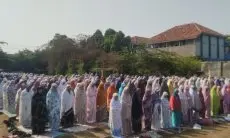 Berharap Turun Hujan, Ribuan Warga Kudus Gelar Salat Istisqa