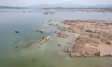 Volume Air Menyusut Parah, Ini Penampakan Waduk Jatigede