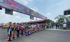 BPJS Ketenagakerjaan Bandung Suci Lindungi Seluruh Pembalap Kejurnas Motoprix 2023 Region B