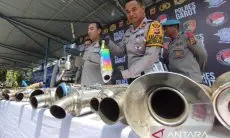 Banyak Warga Mengeluh, Polisi Sita 1.011 Knalpot 'Brong' di Garut