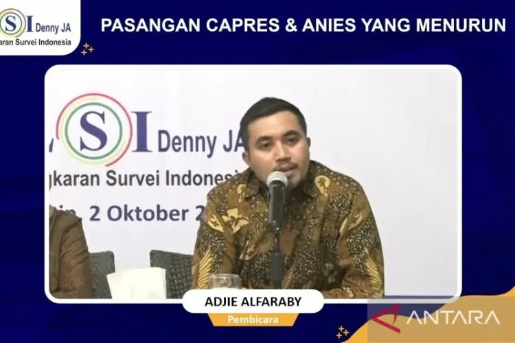 LSI: Elektabilitas Anies Turun Pascadeklarasi dengan Muhaimin