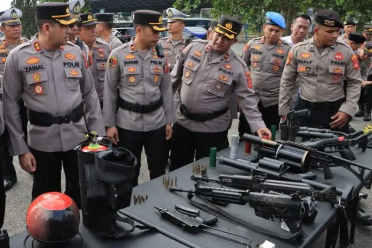 Polres Tasikmalaya Kota Cek Kelayakan Peralatan Pengamanan Pemilu