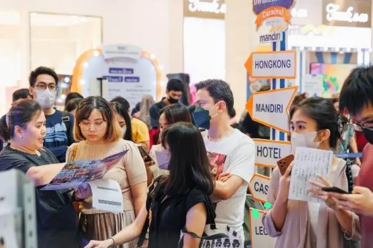 Dwidayatour Carnival Tebar Diskon Perjalanan Wisata di Mal Paris Van Java Bandung pada 6-8 Oktober 2023