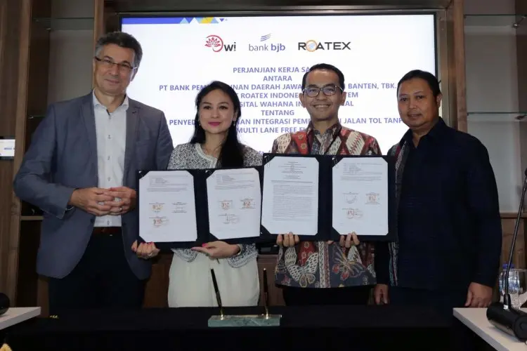 Dukung Pembayaran Jalan Tol Nir Sentuh, bank bjb Kolaborasi dengan Roatex dan Dwi