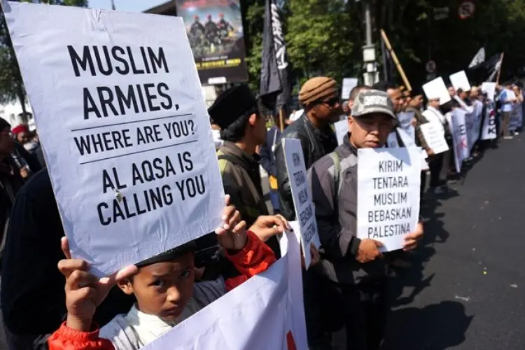 FOTO: Aksi Solidaritas Islam Bela Palestina