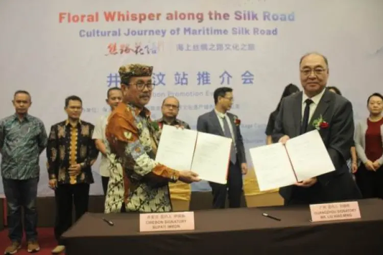 Pemkab Cirebon Teken Pre MoU Jalur Sutera Maritim dengan Pemkot Guangzhou Cina