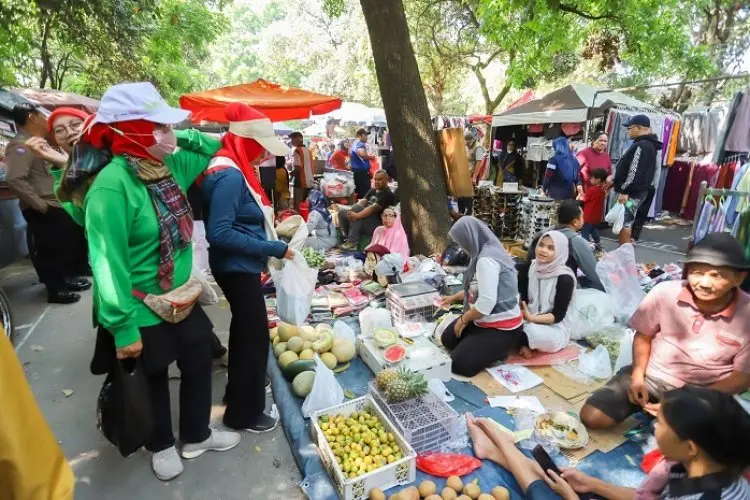 Sebanyak 207 PKL Kawasan Tegalega Direlokasi