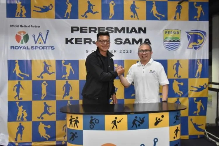 Demi Kebutuhan Medis, Persib dan Prawira Bandung Jalin Kerjasama dengan Royal Sports