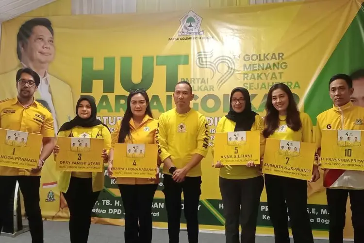 Golkar Kota Bogor Gelar Tabur Bunga di TMP dan Lepas Caleg Terbaik Maju Pemilu 2024