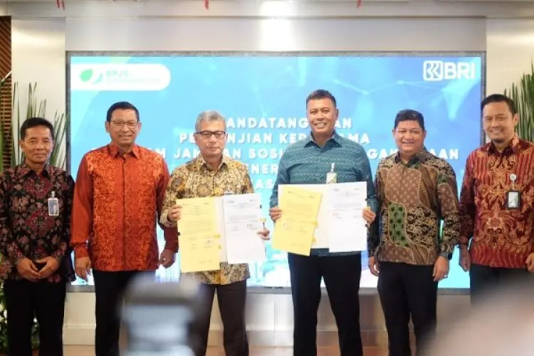 Debitur KUR BRI Dilindungi BPJS Ketenagakerjaan