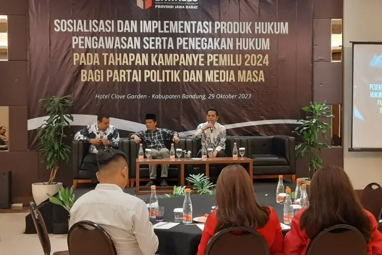Bawaslu Jabar Gelar Sosialisasi Jelang Tahapan Kampanye Pemilu 2024