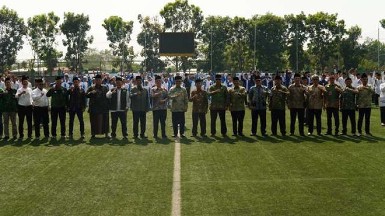 Dadang Supriatna Gelar Liga Santri Piala Bupati Bandung di Kawasan Stadion si Jalak Harupat pada Hari Santri Nasional