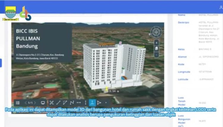 Di Kota Bandung, Hitung Pajak PBB Cukup dengan 3D City Model