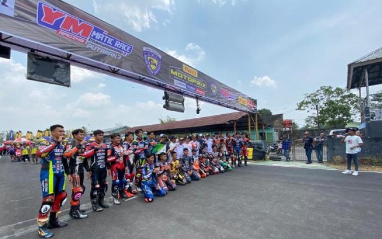BPJS Ketenagakerjaan Bandung Suci Lindungi Seluruh Pembalap Kejurnas Motoprix 2023 Region B