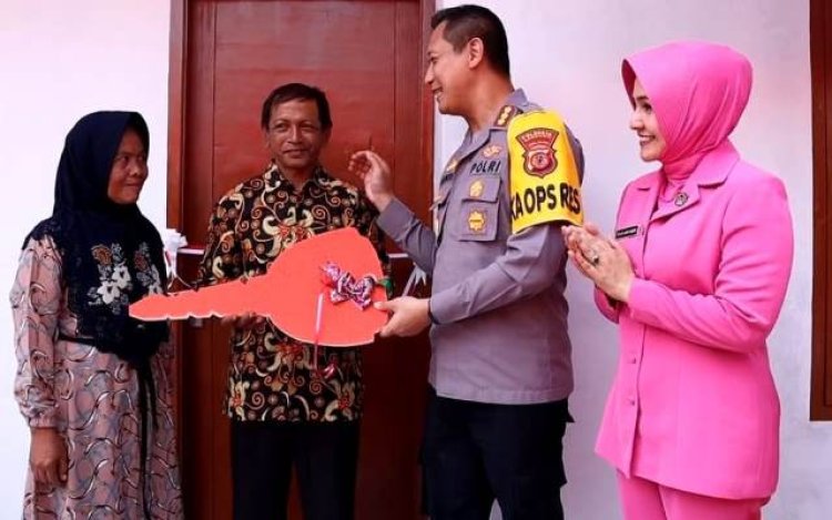 Polresta Bandung Kembali Resmikan Rutilahu Menjadi Rumah Layak Huni
