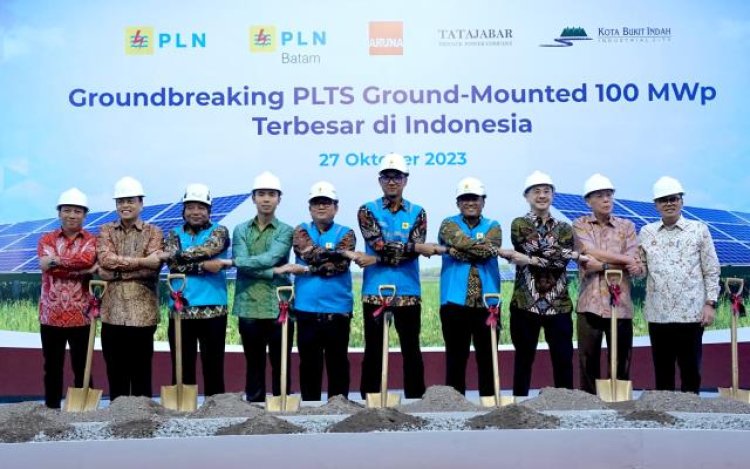 PLTS Groundmounted Terbesar di Indonesia Dibangun di Purwakarta, Kolaborasi PLN-Aruna Wujudkan Kawasan Industri Hijau