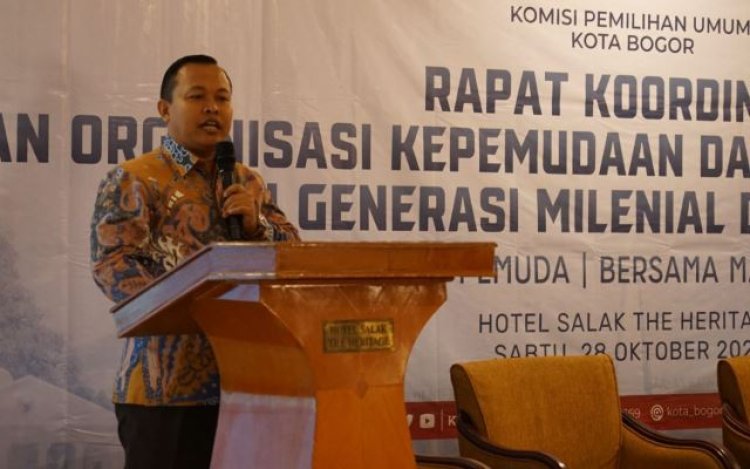 KPU Kota Bogor Rangkul Organisasi Kepemudaan untuk Sasar Partisipasi Pemilih Pemula
