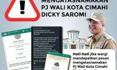 Nama Pj Wali Kota Cimahi Dicky Saromi Kembali Dicatut Dalam Dugaan Aksi Penipuan, Begini Penjelasan Diskominfo