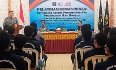 Warga Binaan Lapas Narkotika Gunung Sindur Diberi Pelatihan Pembenihan dan Pembesaran Ikan Gurame