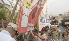 Merusak Estetika Kota, 33.709 Alat Peraga Kampanye di Bekasi Ditertibkan