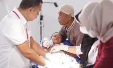 2.206 Masyarakat Bogor Terlibat Donor Darah, Khitanan Massal, Pemeriksaan Nata dan Gigi yang dilakukan Polri