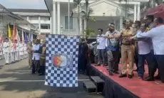 KPU Kota Bogor Gelar Kirab dan Deklarasi Damai Pemilu 2024