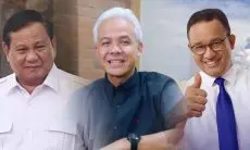 Survei Poltracking: Elektabilitas Prabowo dan Anies Menanjak, Ganjar Menukik