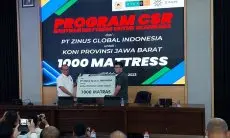 KONI Jabar Dapat Bantuan CSR 1.000 Matras dan Kasur