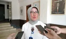 Beras Paling Diburu Ibu-Ibu di Pasar Murah di Kota Bandung