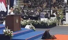 Prabowo Hadir di Rakerda APDESI Jabar, Bawaslu Minta Ambil Sikap