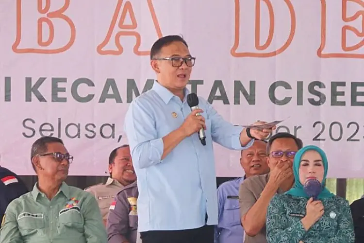 Boling di Ciseeng, Bupati Bogor Ungkap Akselerasi Program Samisade Luar Biasa Bagi Desa